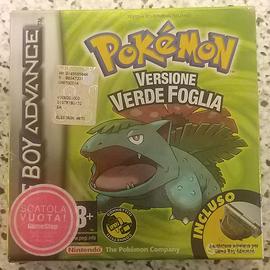 Pokémon versione verde foglia GBA originale