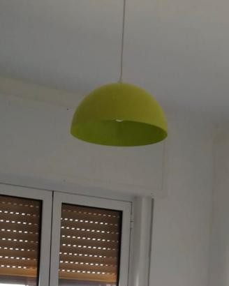 lampadario cameretta  scodella verde