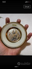 Piattino Giappmese oro24 carati