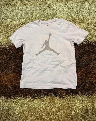 Maglia Nike Jordan lilla - Logo grigi