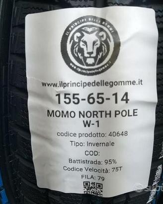 2 gomme 155 65 14 momo a40648