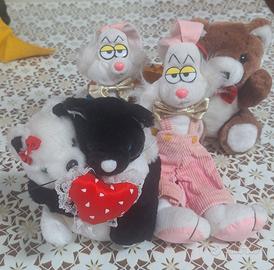 lotto 4 peluche 