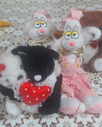 lotto 4 peluche 