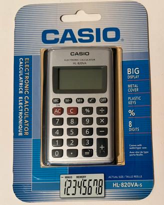 Calcolatrice tascabile Casio nuova
