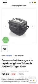 Borsa serbatoio GIVI con marchio Triumph
