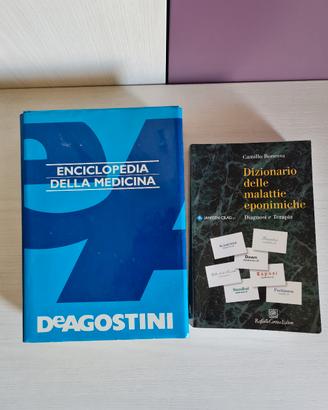 Coppia Libri Medicina - Enciclopedia DeAgostini  