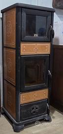 STUFA A LEGNA CON FORNO