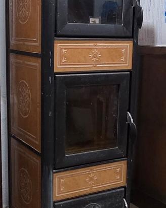 STUFA A LEGNA CON FORNO