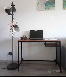 scrivania Ikea fjalbo stile industriale 