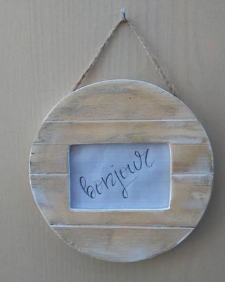 porta foto shabby