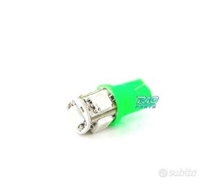 LED LAMPADA VERDE W5W T10