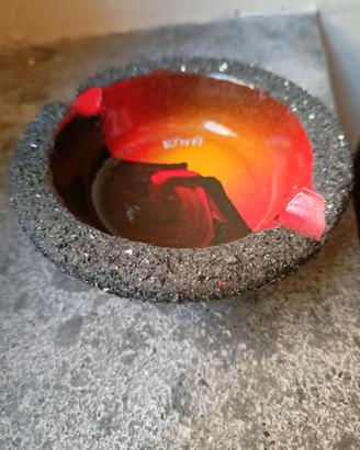 posacenere pietra lavica vulcano Etna 