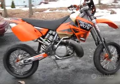 TELAIO TARGATO KTM SX EXC 300 2t 2001 2002 ENDURO