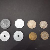 monete gettoni vecchi lotto 8 pezzi 