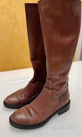 Stivali in vera pelle Made in Italy, n. 36