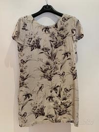 Abito fantasia Loft floreale fondo color ghiaccio,