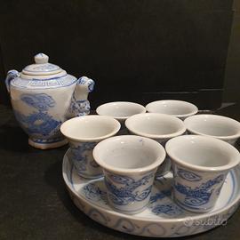 Servizio vintage cinese da tè / sachè porcellana