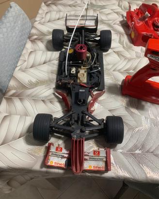 Modellino a scoppio ferrari f 2014