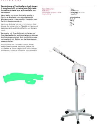 VAPORIZZATORE CON FUNZIONE OZONO