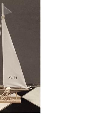 Barca a vela decorazione