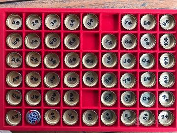 Lotto 50 tappi corona collezione birra Pabst