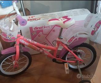 biciclettaBicicletta x bimba 14 serie 26 Dino Bike