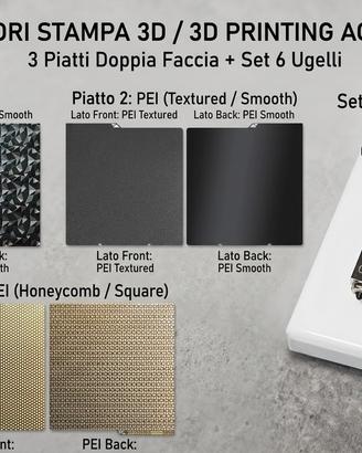 Piatti di stampa + ugelli acciaio temprato
