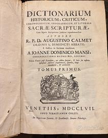 Augustino Calmet - Dizionario e Commentario