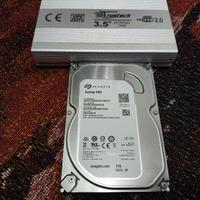 Hard Disk Seagate Computer Hdd 1TB + Case Esterno