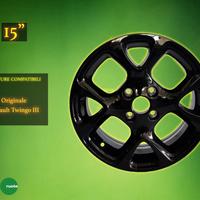 Cerchi in Lega GRIS 15" - ORIGINALI Twingo III