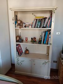 libreria +letto doppio+scrivania 