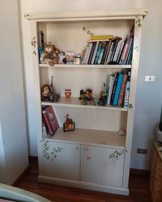 libreria +letto doppio+scrivania 