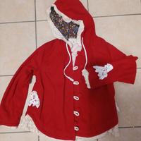 Cappotto bambina, rosso