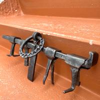 Catenaccio Lombardo 1500  Originale In Ferro