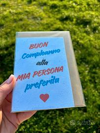 Biglietto Auguri lei lui