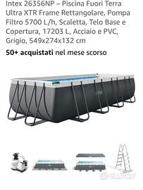 Piscina Intex XTR frame 549x274x133 nuovissima 