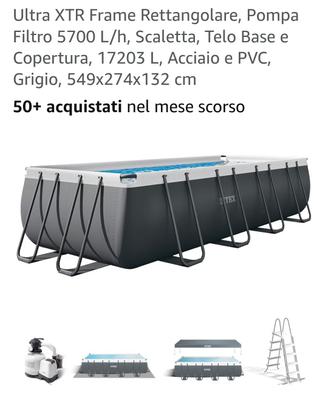 Piscina Intex XTR frame 549x274x133 nuovissima 