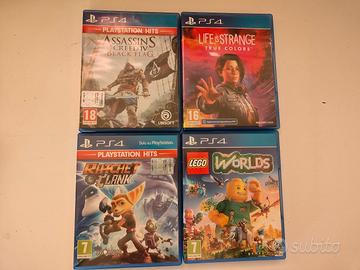 Giochi PS4 (Lego, Life is strange, AC, Ratchet)
