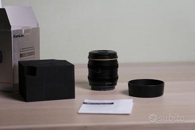 Kamlan 50mm F/1.1 manual focus per Fujifilm