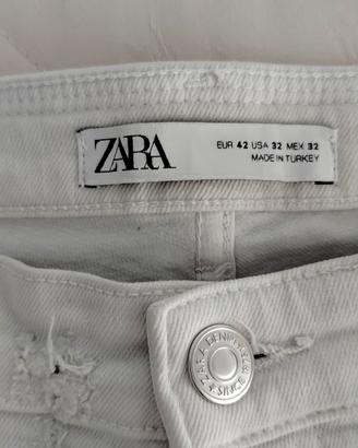 Jeans Zara bianchi 