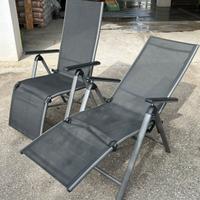 Sedia reclinabile - 2 pezzi