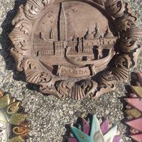 Piatto vintage Venezia anni 80 + 3 maschere