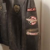 giacca moto donna pelle ducati 