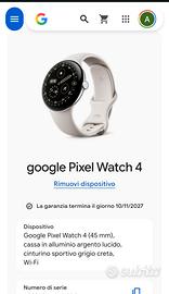 Google pixel Watch 4 45mm WIFI 