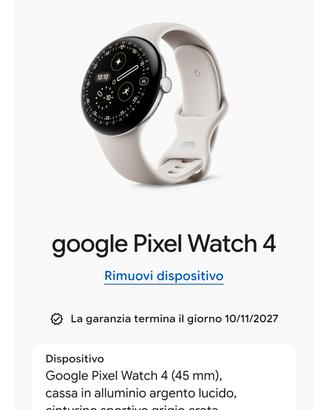 Google pixel Watch 4 45mm WIFI 