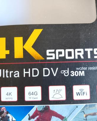 Action Camera 4K Sports Usata ma in buone condizio