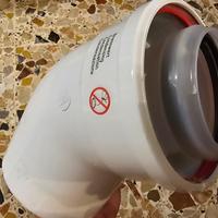 CURVA COASSIALE 45° 60 100 PER CALDAIA A CONDENSAZ