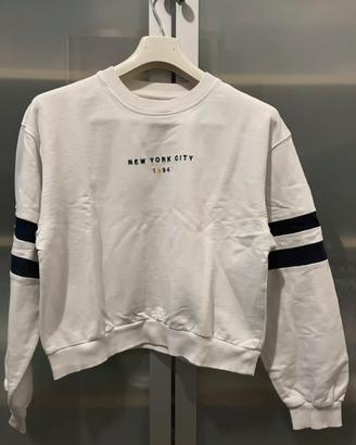 Felpa Bershka Bianca NY
