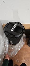 subwoofer Alpine SWR-1242 con amplificatore Hertz