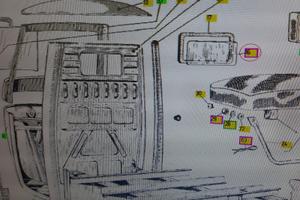 Vetro posteriore cabina piaggio ape